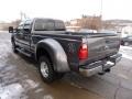 2011 Sterling Gray Metallic Ford F350 Super Duty Lariat Crew Cab 4x4 Dually  photo #8