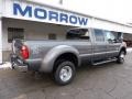 2011 Sterling Gray Metallic Ford F350 Super Duty Lariat Crew Cab 4x4 Dually  photo #10