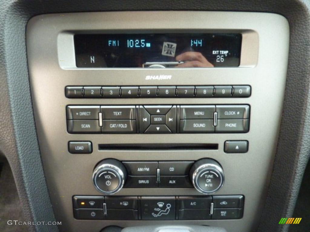 2011 Ford Mustang V6 Premium Convertible Controls Photo #41540504