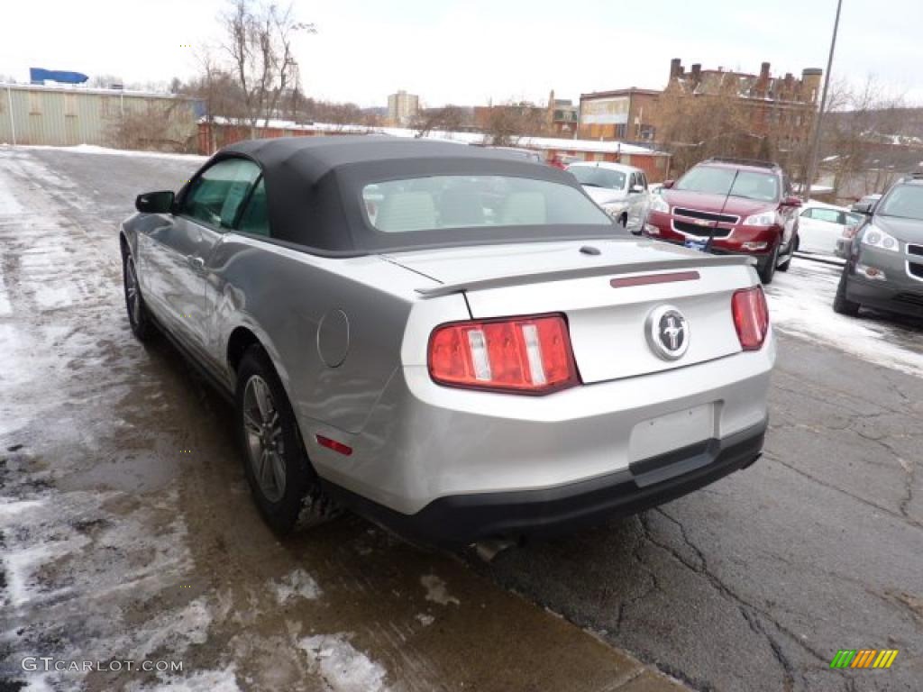 Ingot Silver Metallic 2011 Ford Mustang V6 Premium Convertible Exterior Photo #41540700