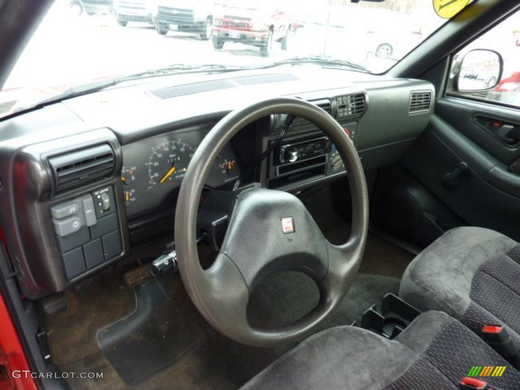 Graphite Interior 1994 GMC Sonoma SLS Extended Cab 4x4 Photo #41541164