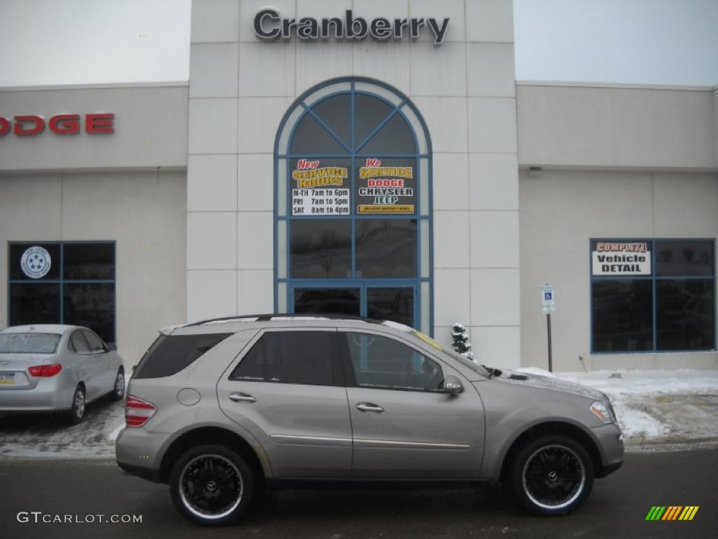 2006 ML 500 4Matic - Pewter Metallic / Black photo #1