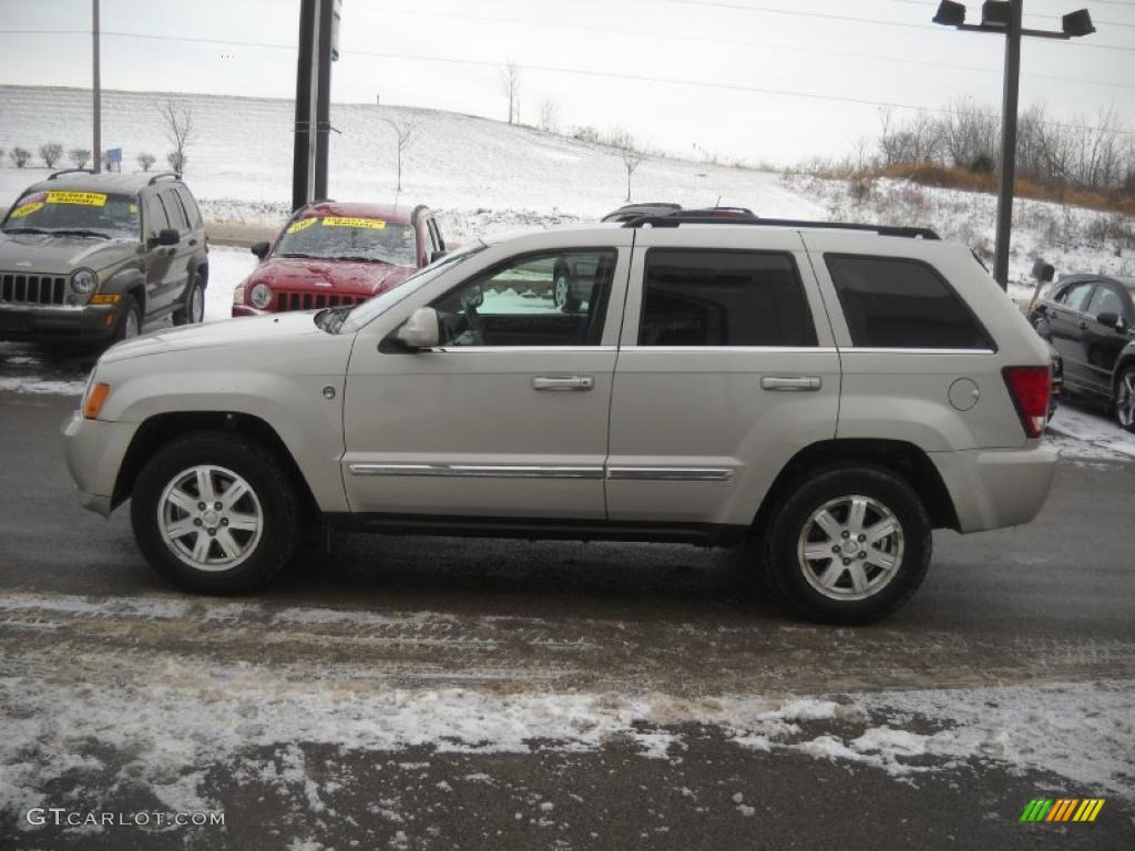 2008 Grand Cherokee Limited 4x4 - Bright Silver Metallic / Dark Khaki/Light Graystone photo #5