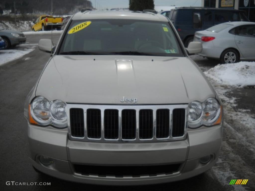 2008 Grand Cherokee Limited 4x4 - Bright Silver Metallic / Dark Khaki/Light Graystone photo #19