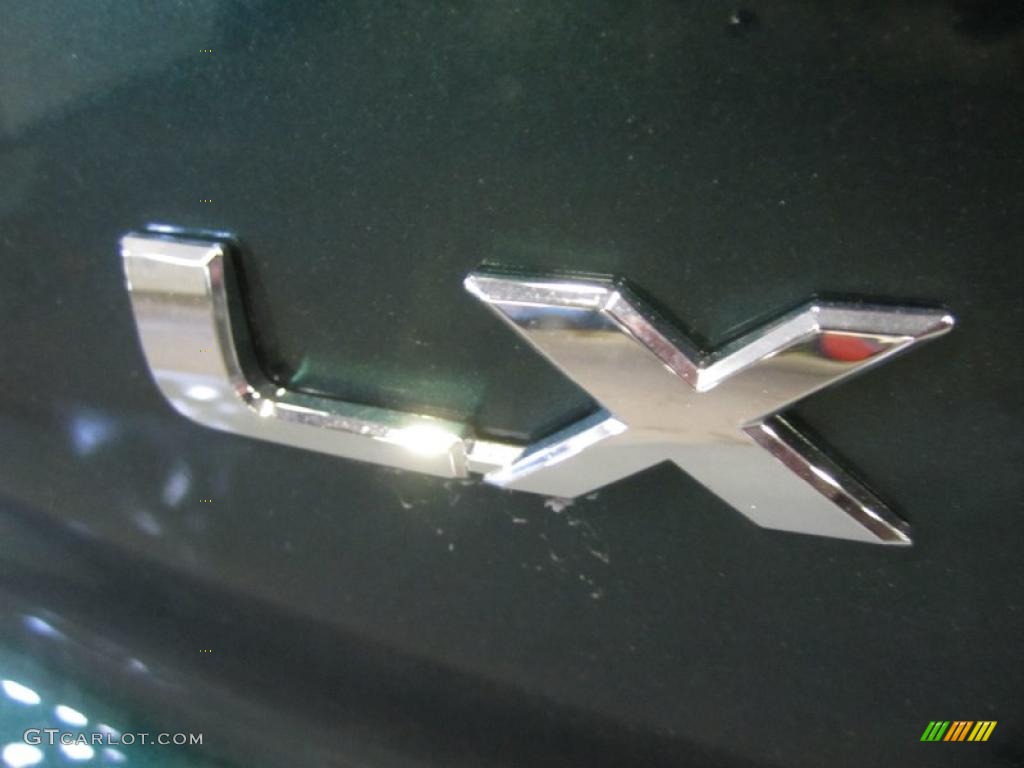 2002 Civic LX Sedan - Clover Green Metallic / Beige photo #14