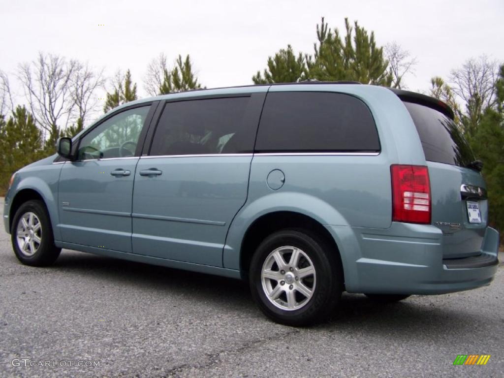 2008 Town & Country Touring Signature Series - Clearwater Blue Pearlcoat / Medium Slate Gray/Light Shale photo #4