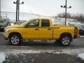 2008 Detonator Yellow Dodge Ram 1500 Big Horn Edition Quad Cab 4x4  photo #5