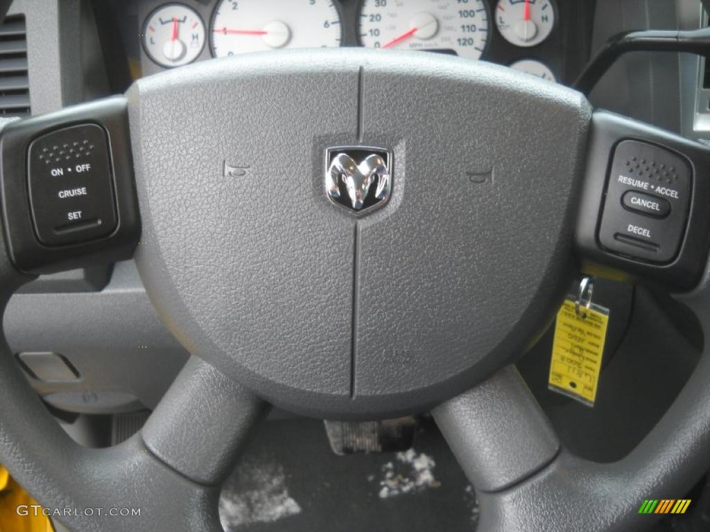 2008 Ram 1500 Big Horn Edition Quad Cab 4x4 - Detonator Yellow / Medium Slate Gray photo #24