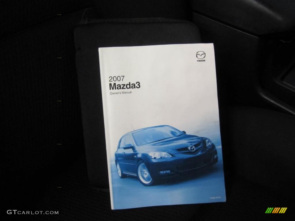 2007 MAZDA3 s Touring Sedan - Aurora Blue Mica / Black photo #23