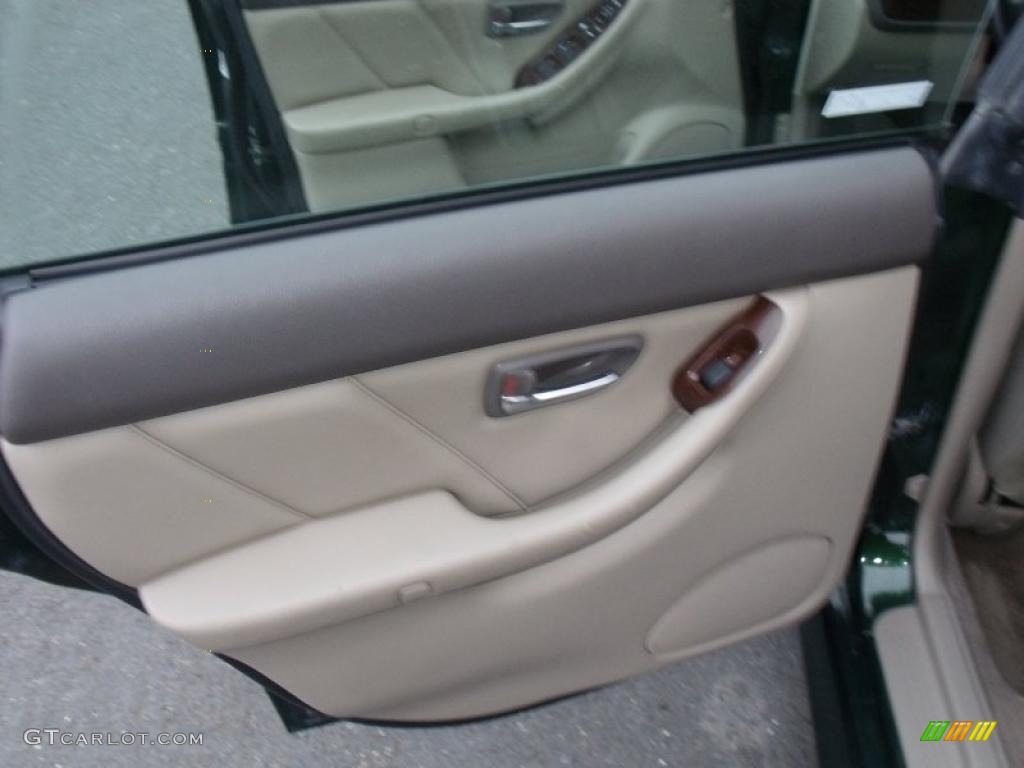 2002 Legacy GT Limited Sedan - Timberline Green Metallic / Beige photo #15