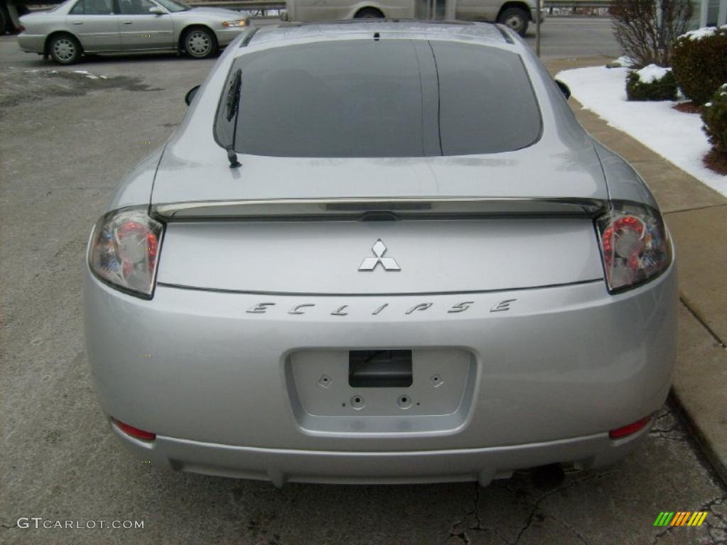 2007 Eclipse GS Coupe - Liquid Silver Metallic / Dark Charcoal photo #4
