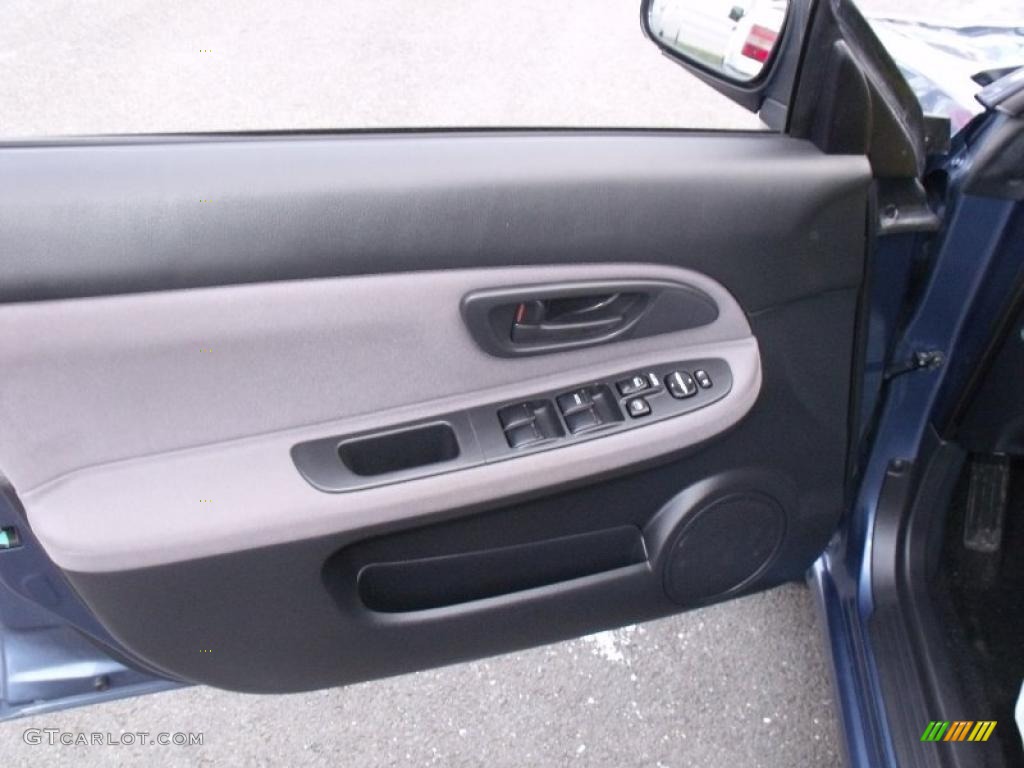 2007 Impreza 2.5i Sedan - Newport Blue Pearl / Anthracite Black photo #16