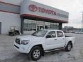 2010 Super White Toyota Tacoma V6 SR5 TRD Double Cab 4x4  photo #1