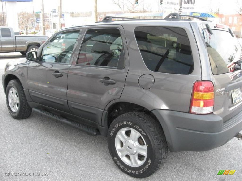 2003 Escape XLT V6 4WD - Dark Shadow Grey Metallic / Ebony Black photo #9