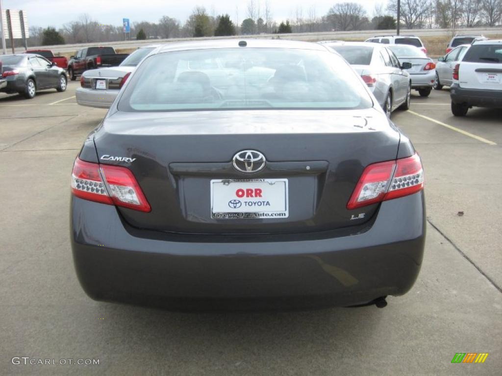 2011 Camry LE - Magnetic Gray Metallic / Ash photo #6