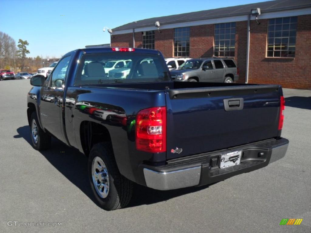 2011 Silverado 1500 Regular Cab - Imperial Blue Metallic / Dark Titanium photo #2