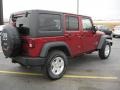 2011 Deep Cherry Red Jeep Wrangler Unlimited Sport 4x4  photo #5