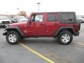 2011 Deep Cherry Red Jeep Wrangler Unlimited Sport 4x4  photo #8