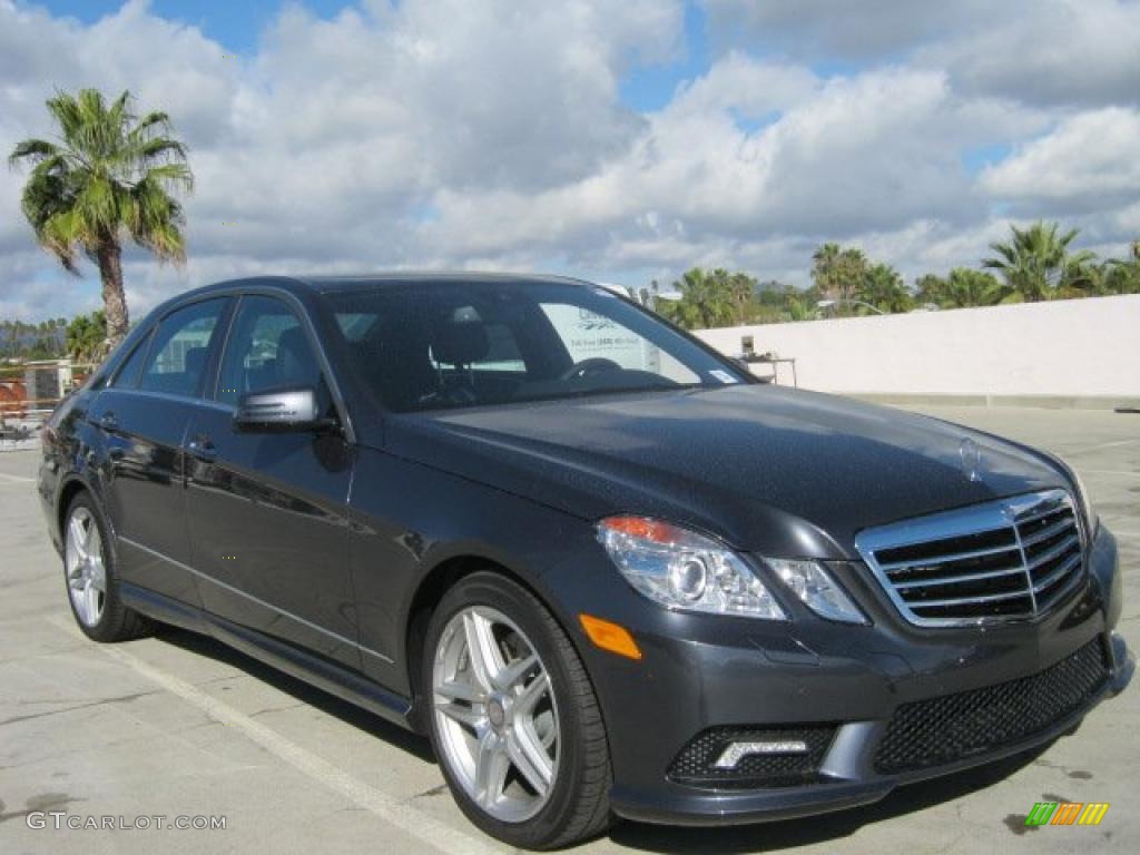 Steel Grey Metallic 2011 Mercedes-Benz E 550 Sedan Exterior Photo #41552446