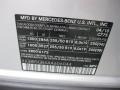  2010 ML 350 Iridium Silver Metallic Color Code 775