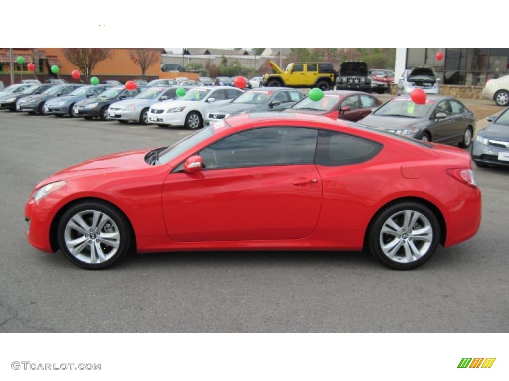 Tsukuba Red 2010 Hyundai Genesis Coupe 3.8 Grand Touring Exterior Photo #41555350
