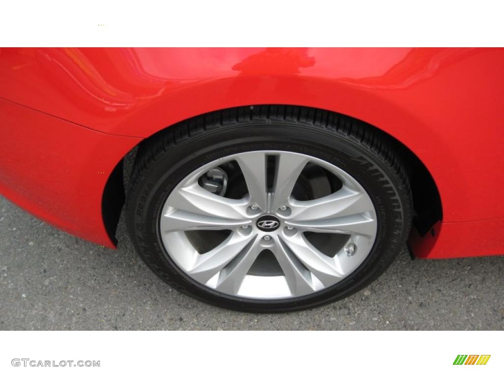 2010 Hyundai Genesis Coupe 3.8 Grand Touring Wheel Photo #41555506