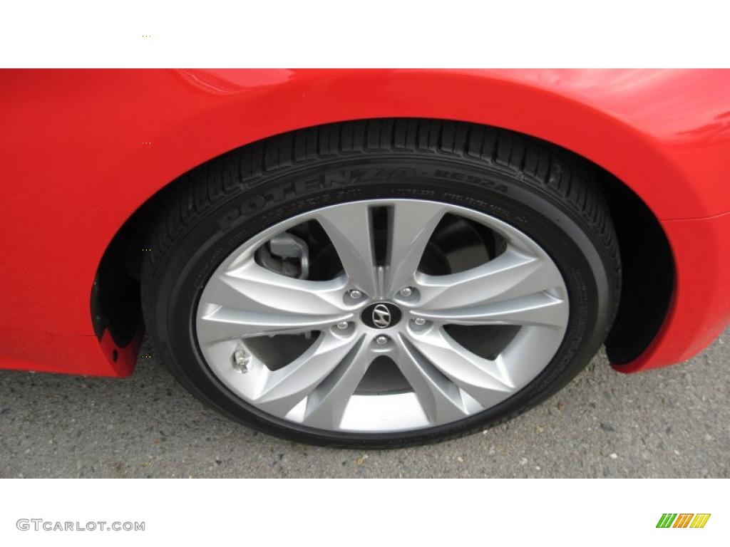 2010 Hyundai Genesis Coupe 3.8 Grand Touring Wheel Photo #41555526