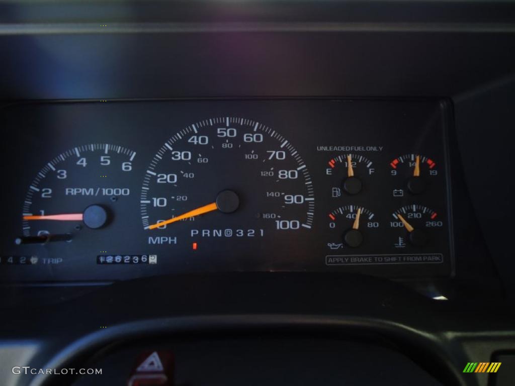 1997 Chevrolet C/K C1500 Silverado Extended Cab Gauges Photo #41555638