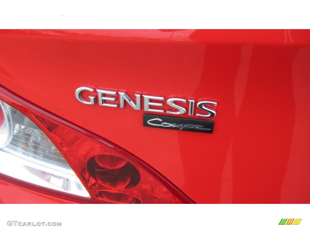 2010 Hyundai Genesis Coupe 3.8 Grand Touring Marks and Logos Photo #41555962