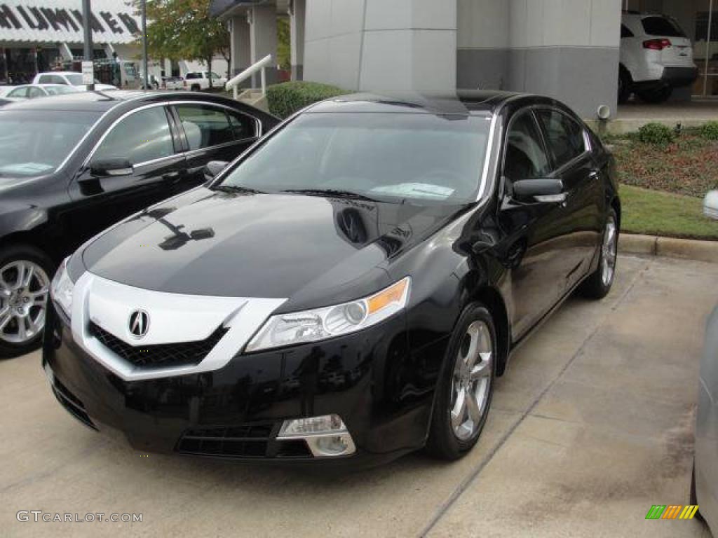 Crystal Black Pearl 2010 Acura TL 3.7 SH-AWD Technology Exterior Photo #41556054