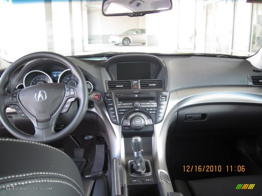 2010 Acura TL 3.7 SH-AWD Technology Ebony Dashboard Photo #41556466