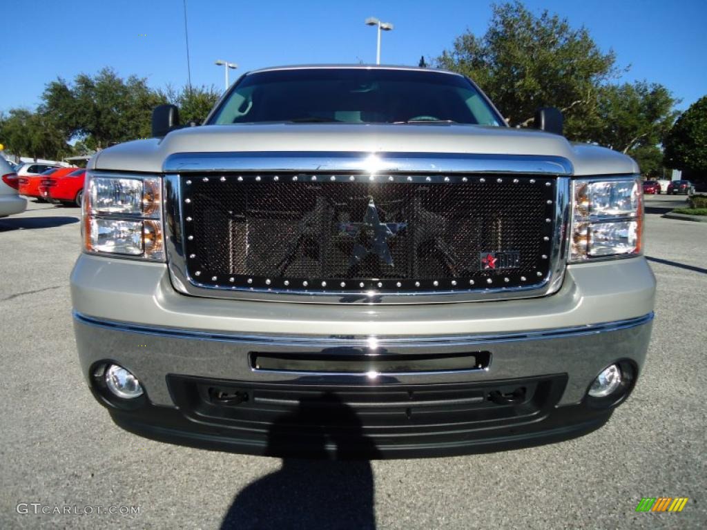 2008 Sierra 1500 SLE Crew Cab 4x4 - Silver Birch Metallic / Dark Titanium photo #20