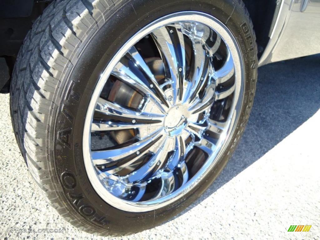 2008 GMC Sierra 1500 SLE Crew Cab 4x4 Custom Wheels Photo #41556558
