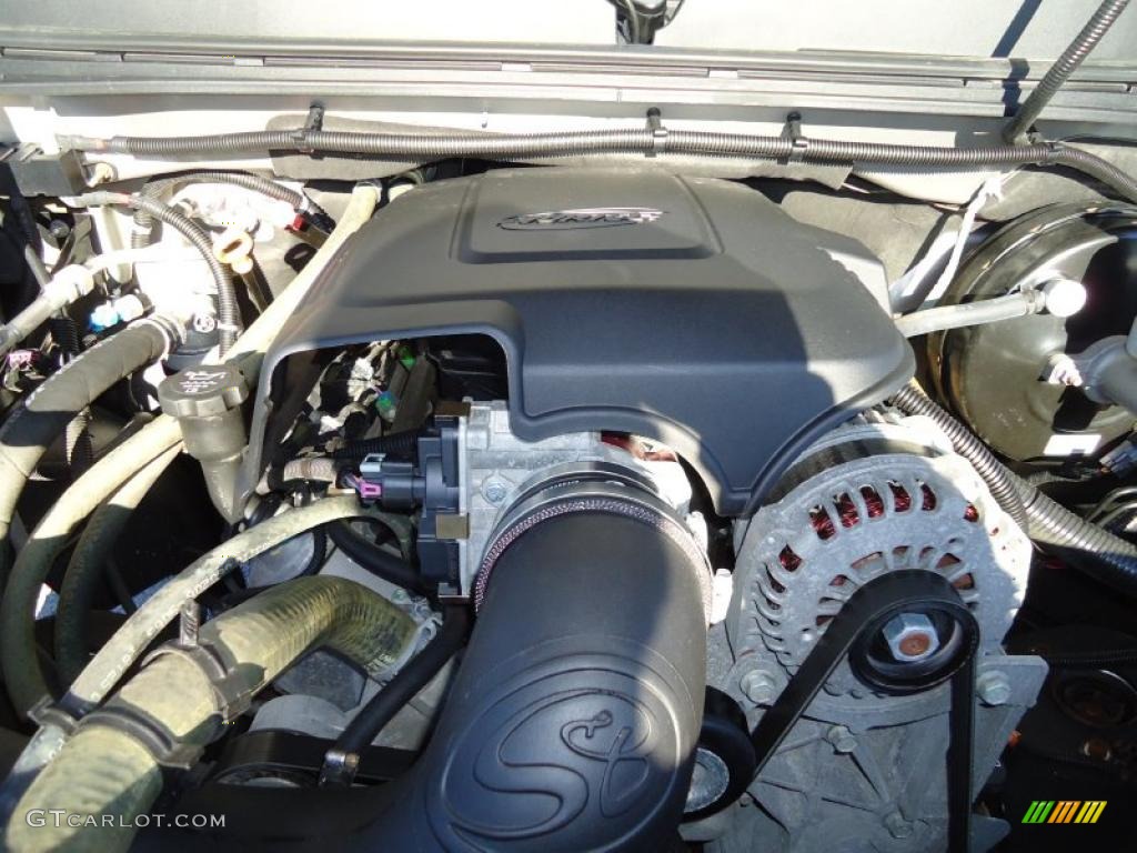 2008 GMC Sierra 1500 SLE Crew Cab 4x4 6.0 Liter OHV 16V VVT Vortec V8 Engine Photo #41556614