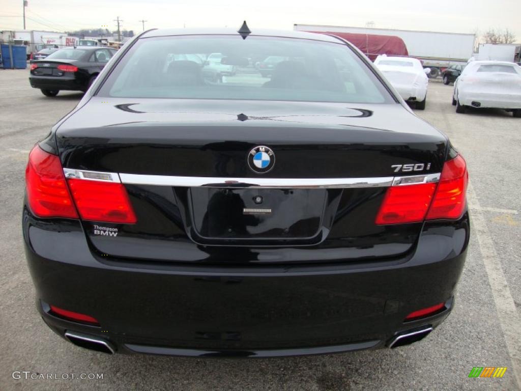 Jet Black 2009 BMW 7 Series 750i Sedan Exterior Photo #41556926