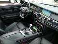 Black Nappa Leather 2009 BMW 7 Series 750i Sedan Dashboard
