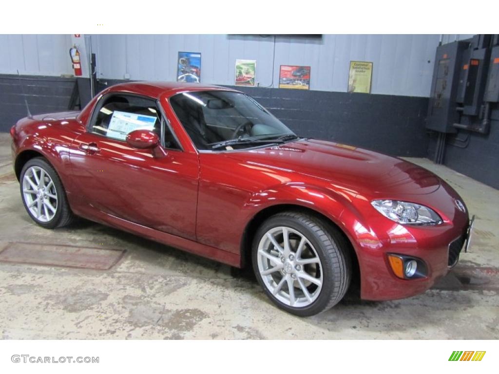 Copper Red Mica 2011 Mazda MX-5 Miata Touring Hard Top Roadster Exterior Photo #41557274