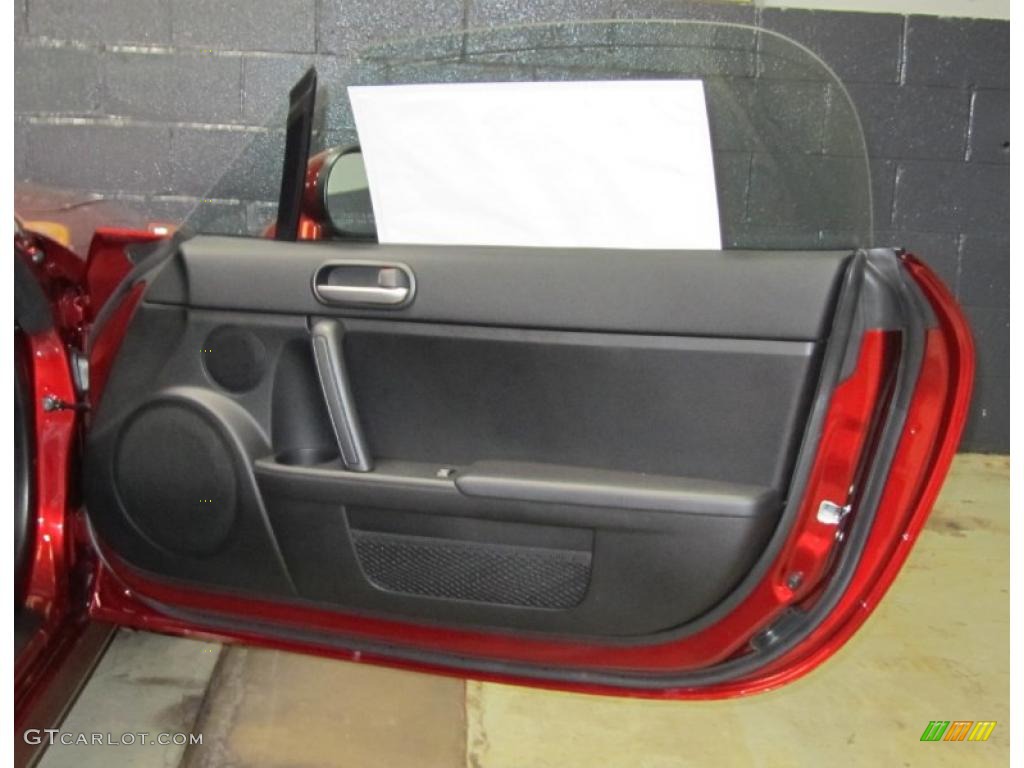 2011 Mazda MX-5 Miata Touring Hard Top Roadster Black Door Panel Photo #41557494