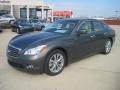 2011 Storm Front Gray Infiniti M 56 Sedan  photo #1