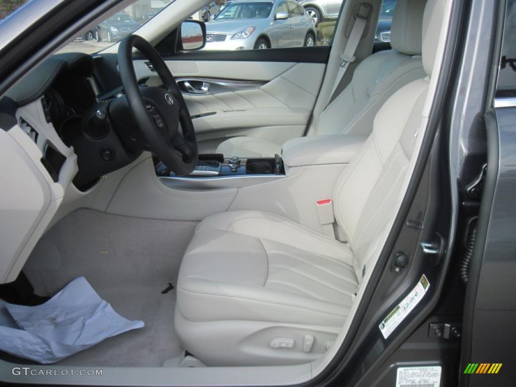 Wheat Interior 2011 Infiniti M 56 Sedan Photo #41558066