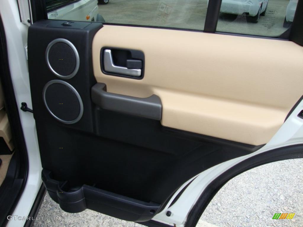 2006 Land Rover LR3 V8 SE Alpaca Beige Door Panel Photo #41558258