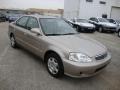 2000 Titanium Metallic Honda Civic EX Sedan  photo #4