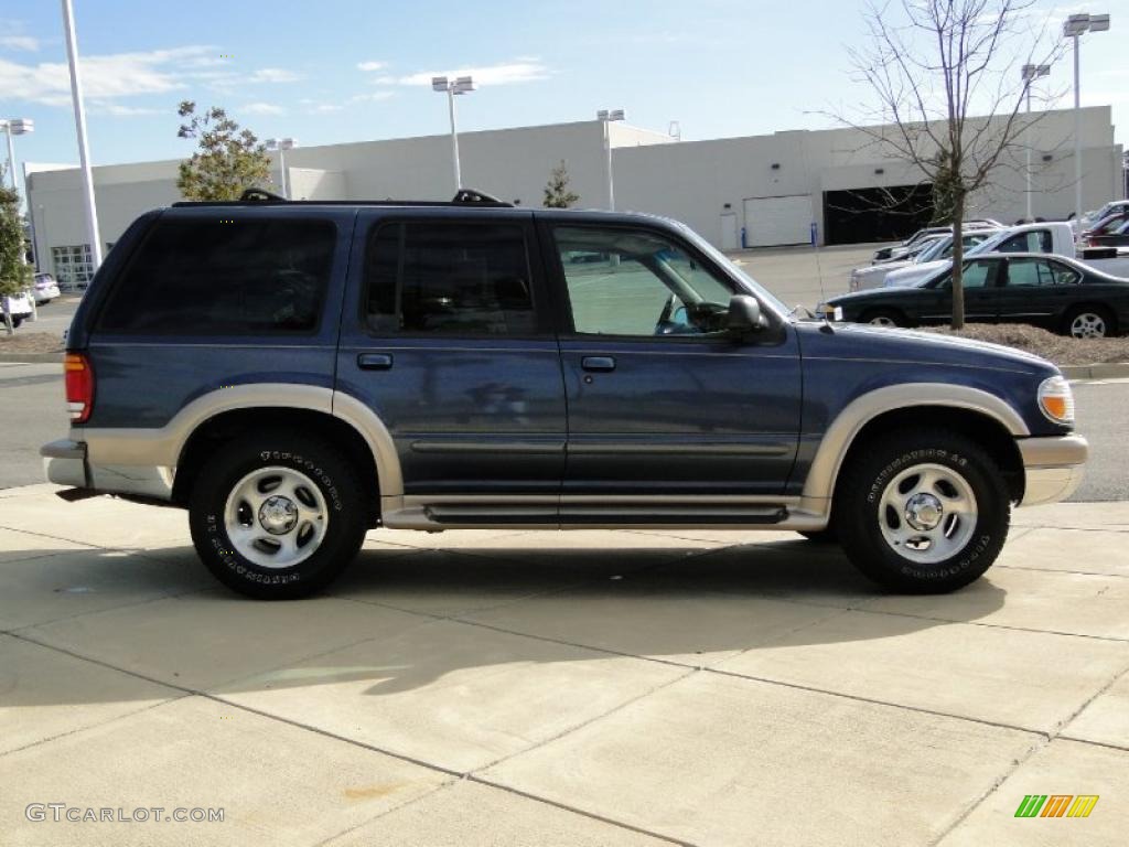 1999 Explorer Eddie Bauer - Medium Wedgewood Blue Metallic / Medium Prairie Tan photo #4