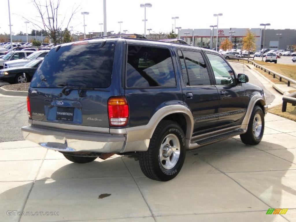1999 Explorer Eddie Bauer - Medium Wedgewood Blue Metallic / Medium Prairie Tan photo #5