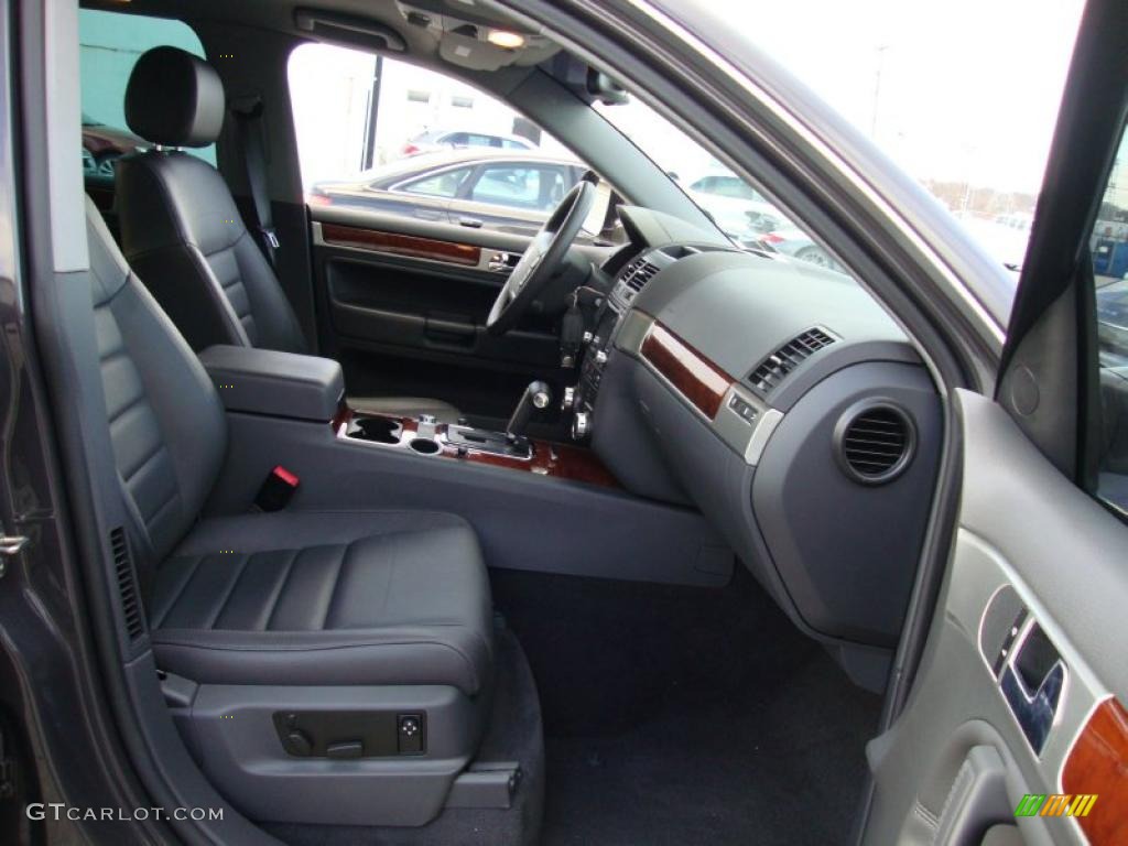Anthracite Interior 2010 Volkswagen Touareg VR6 FSI 4XMotion Photo #41560543