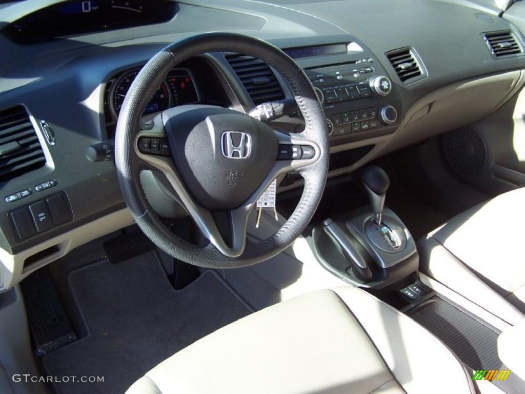 Beige Interior 2010 Honda Civic EX-L Sedan Photo #41561575