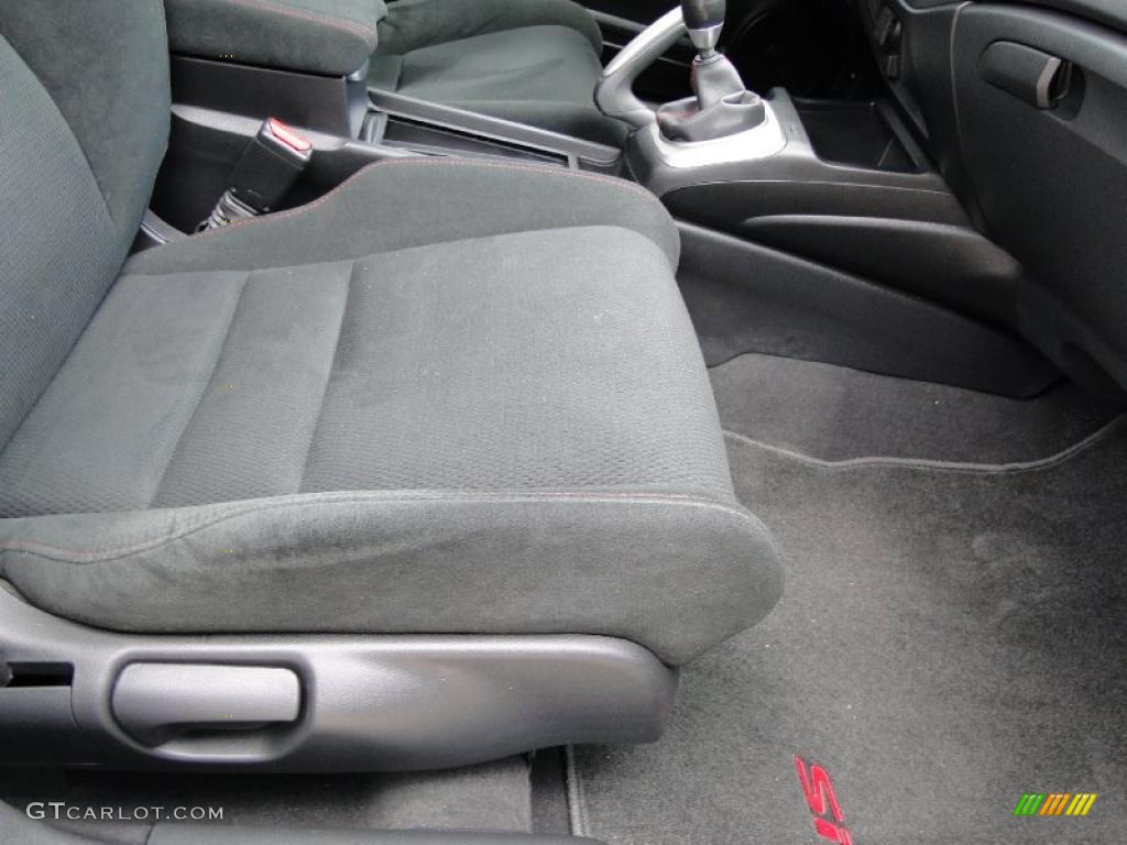 2008 Civic Si Sedan - Fiji Blue Pearl / Black photo #25