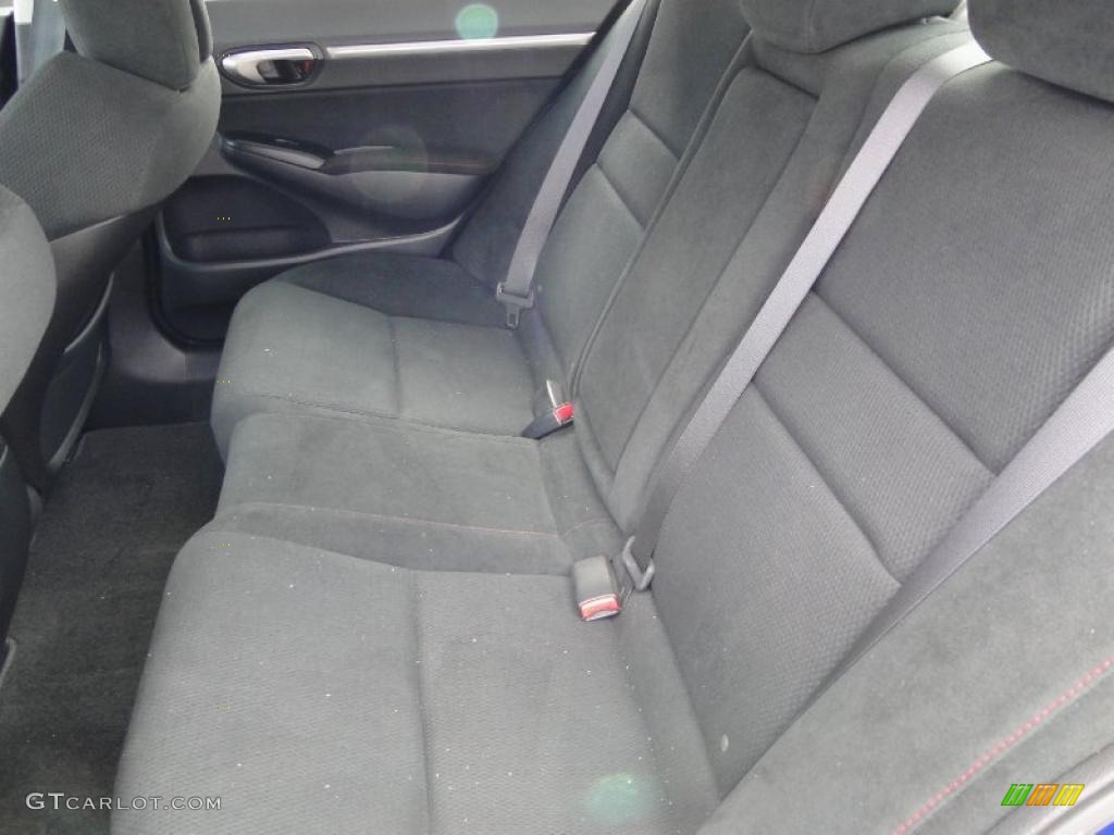 2008 Civic Si Sedan - Fiji Blue Pearl / Black photo #26