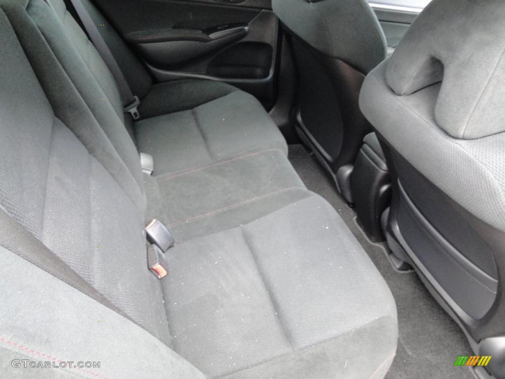 2008 Civic Si Sedan - Fiji Blue Pearl / Black photo #27