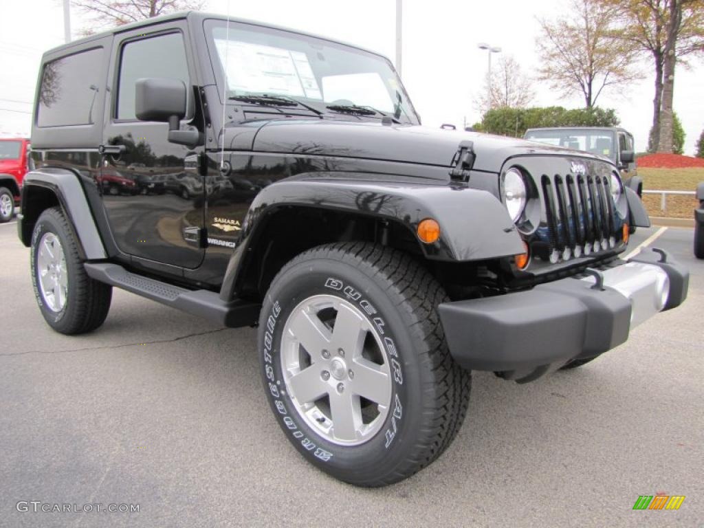 Black 2011 Jeep Wrangler Sahara 4x4 Exterior Photo #41563039